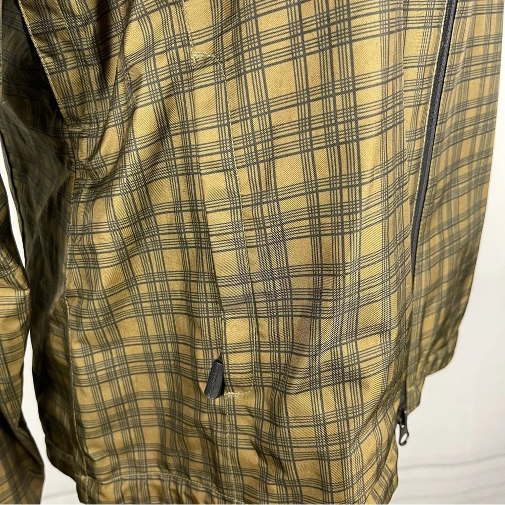 Women’s Bontrager Commuting Shell Rain Jacket,‎ Olive/Black Plaid, Size L